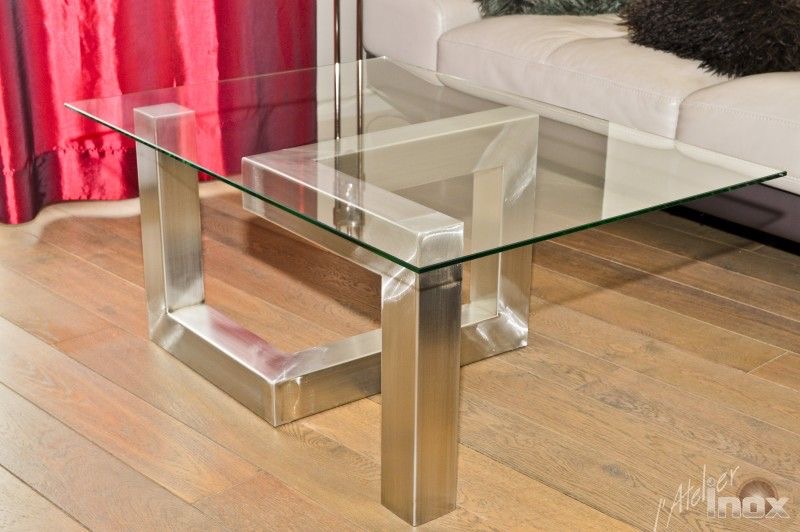 Khung chân bàn trà inox - ảnh 3